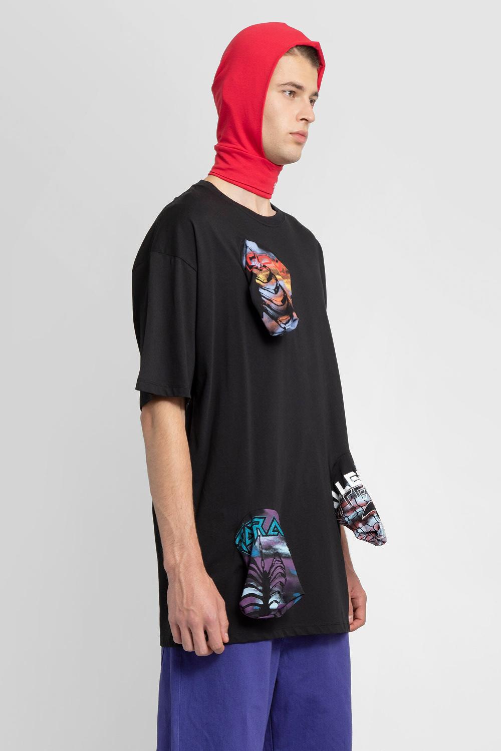 Antonioli RAF SIMONS MAN BLACK T-SHIRTS
