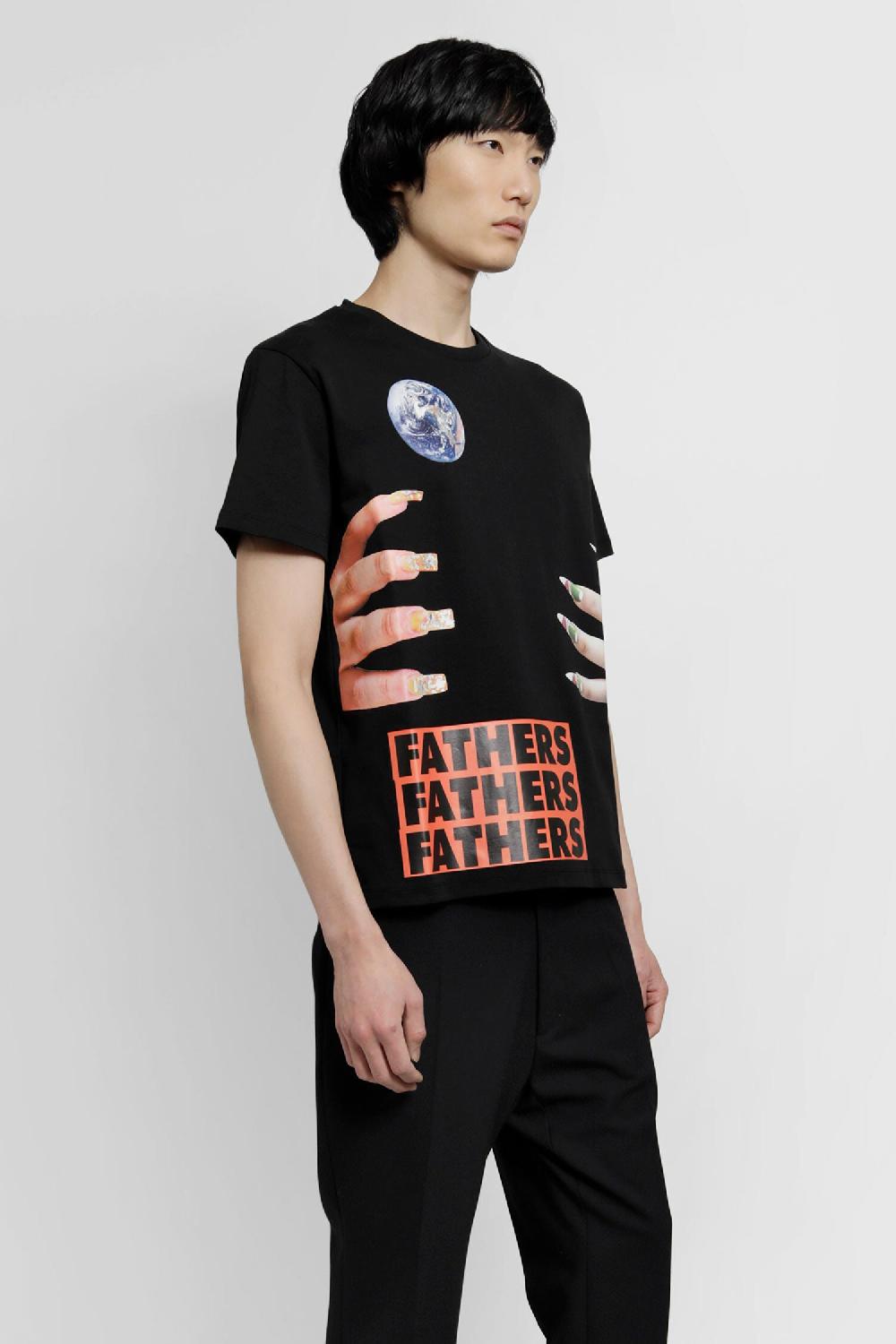 Antonioli RAF SIMONS MAN BLACK T-SHIRTS & TANK TOPS
