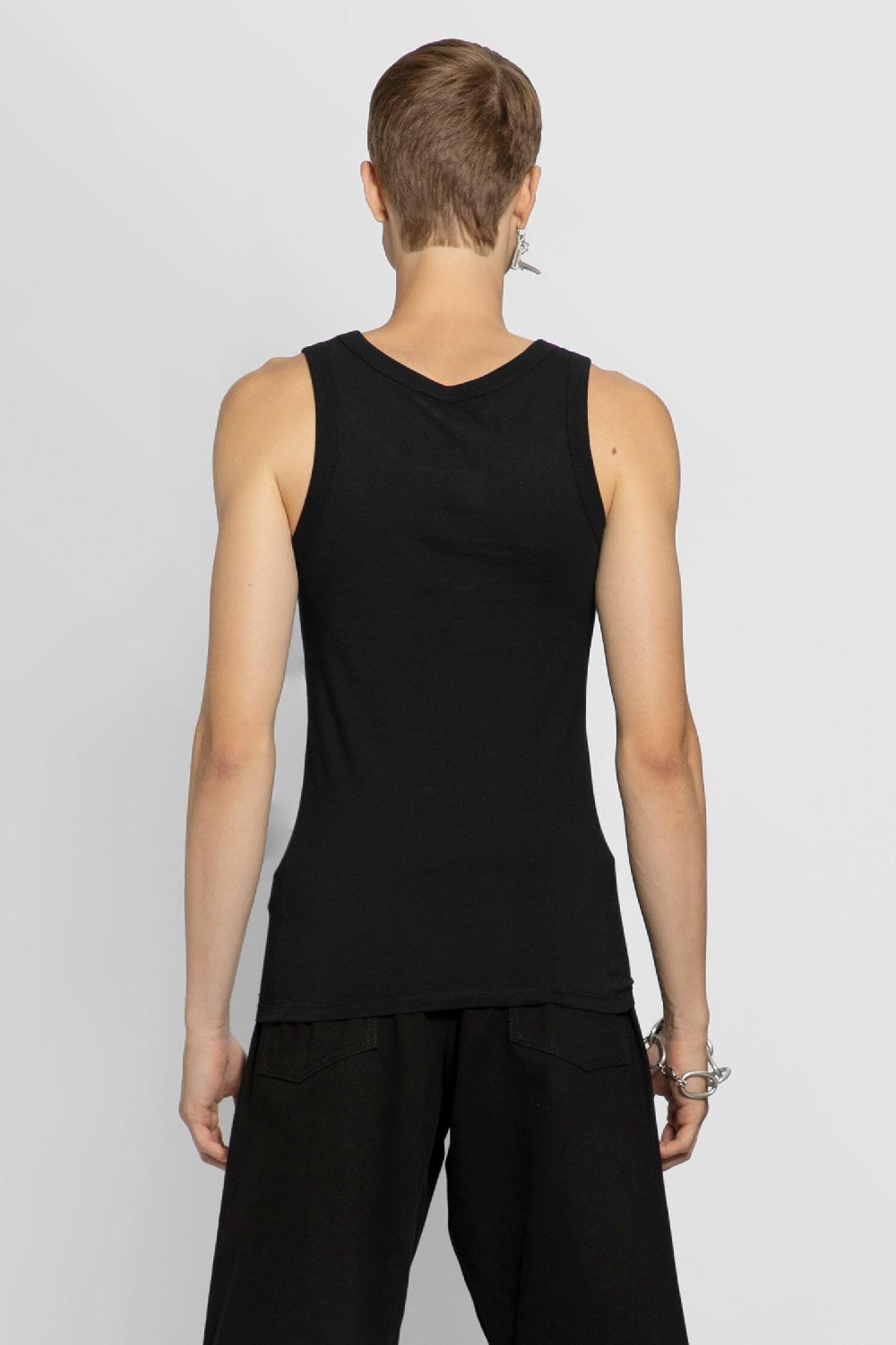 Antonioli RAF SIMONS MAN BLACK T-SHIRTS & TANK TOPS