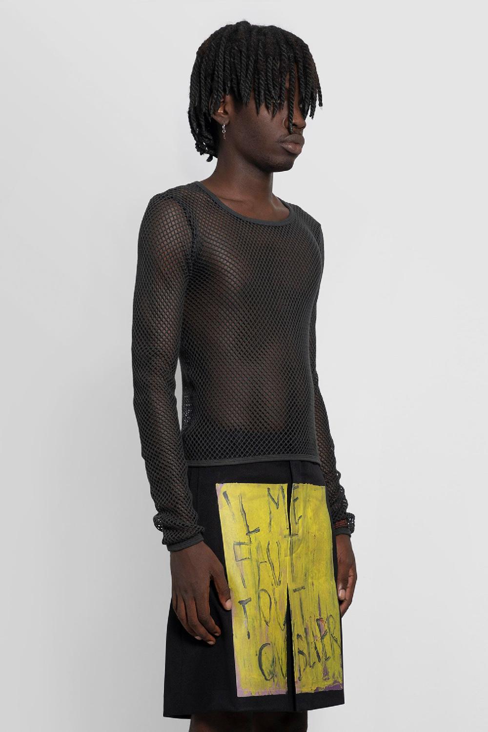 Antonioli RAF SIMONS MAN BLACK T-SHIRTS & TANK TOPS