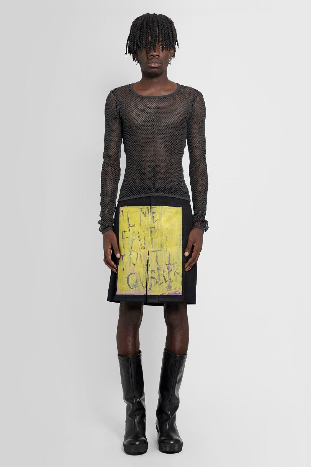 Antonioli RAF SIMONS MAN BLACK T-SHIRTS & TANK TOPS