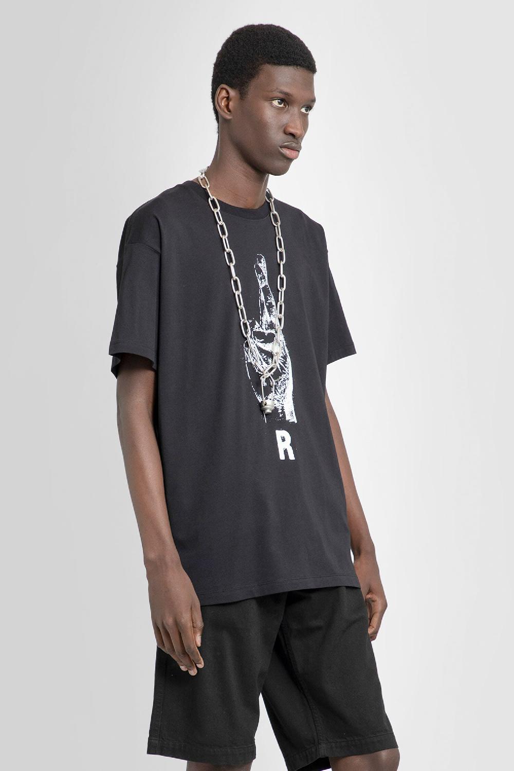 Antonioli RAF SIMONS MAN BLACK T-SHIRTS & TANK TOPS