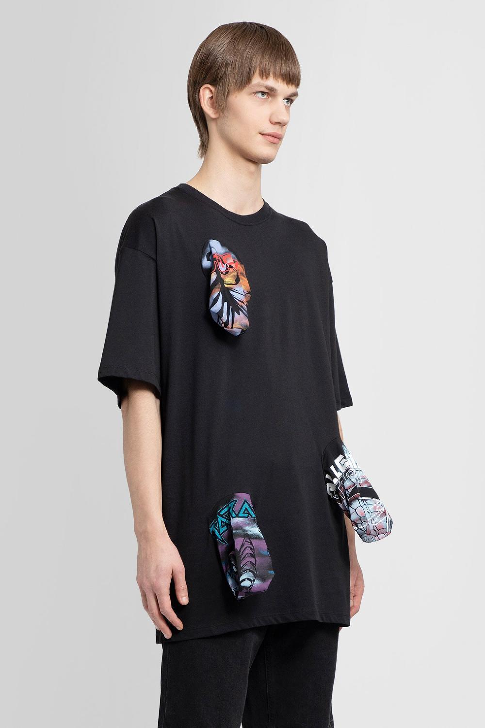 Antonioli RAF SIMONS MAN BLACK T-SHIRTS & TANK TOPS
