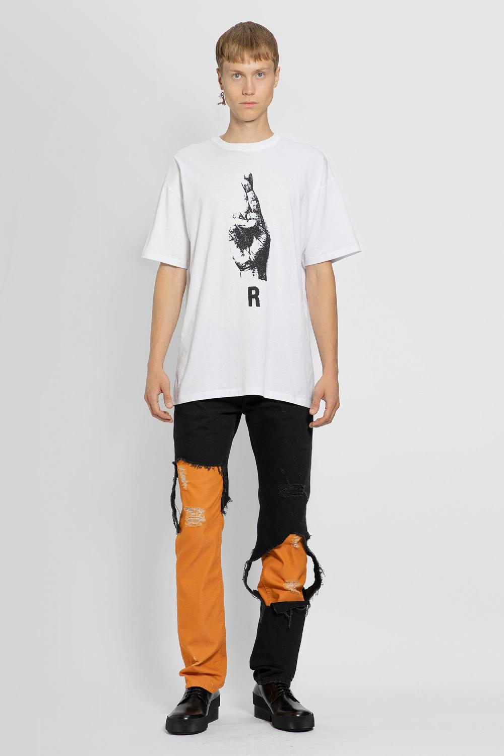 Antonioli RAF SIMONS MAN WHITE T-SHIRTS & TANK TOPS