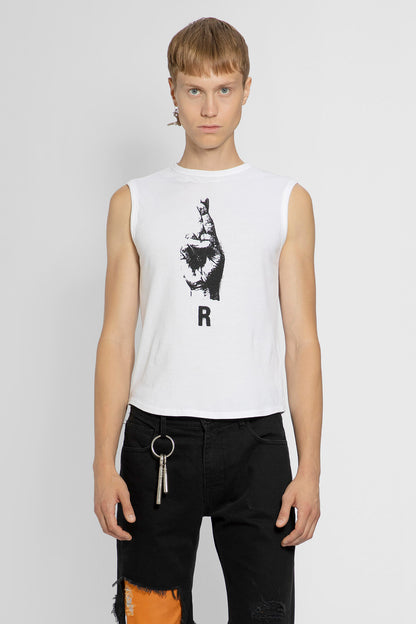 Antonioli RAF SIMONS MAN WHITE T-SHIRTS & TANK TOPS