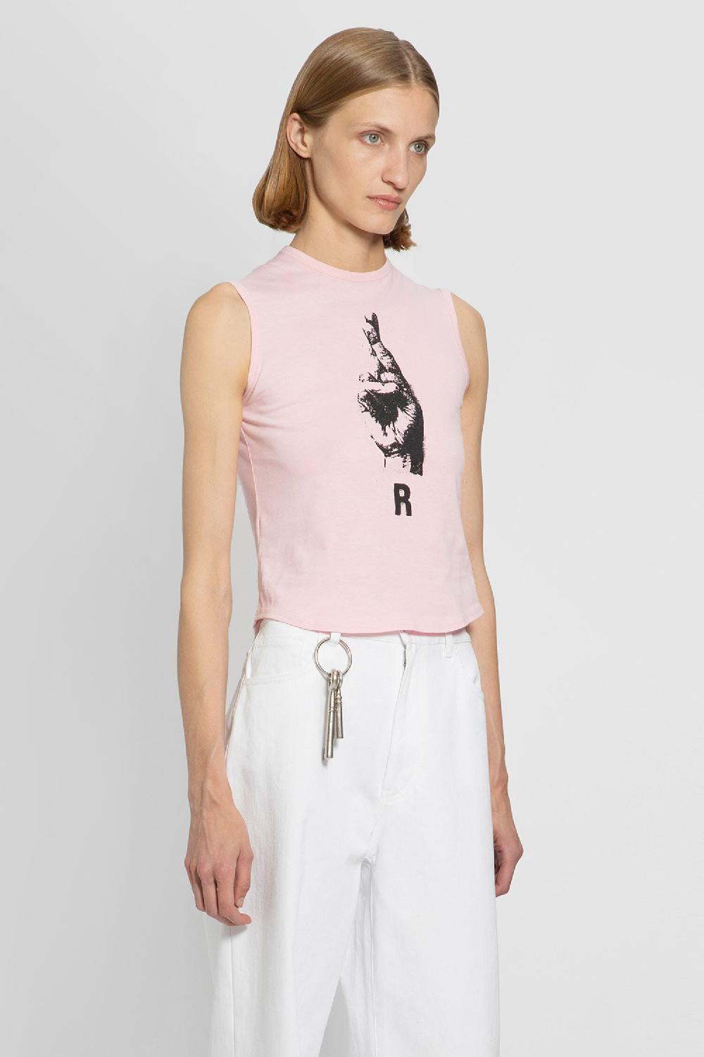 Antonioli RAF SIMONS WOMAN PINK T-SHIRTS & TANK TOPS