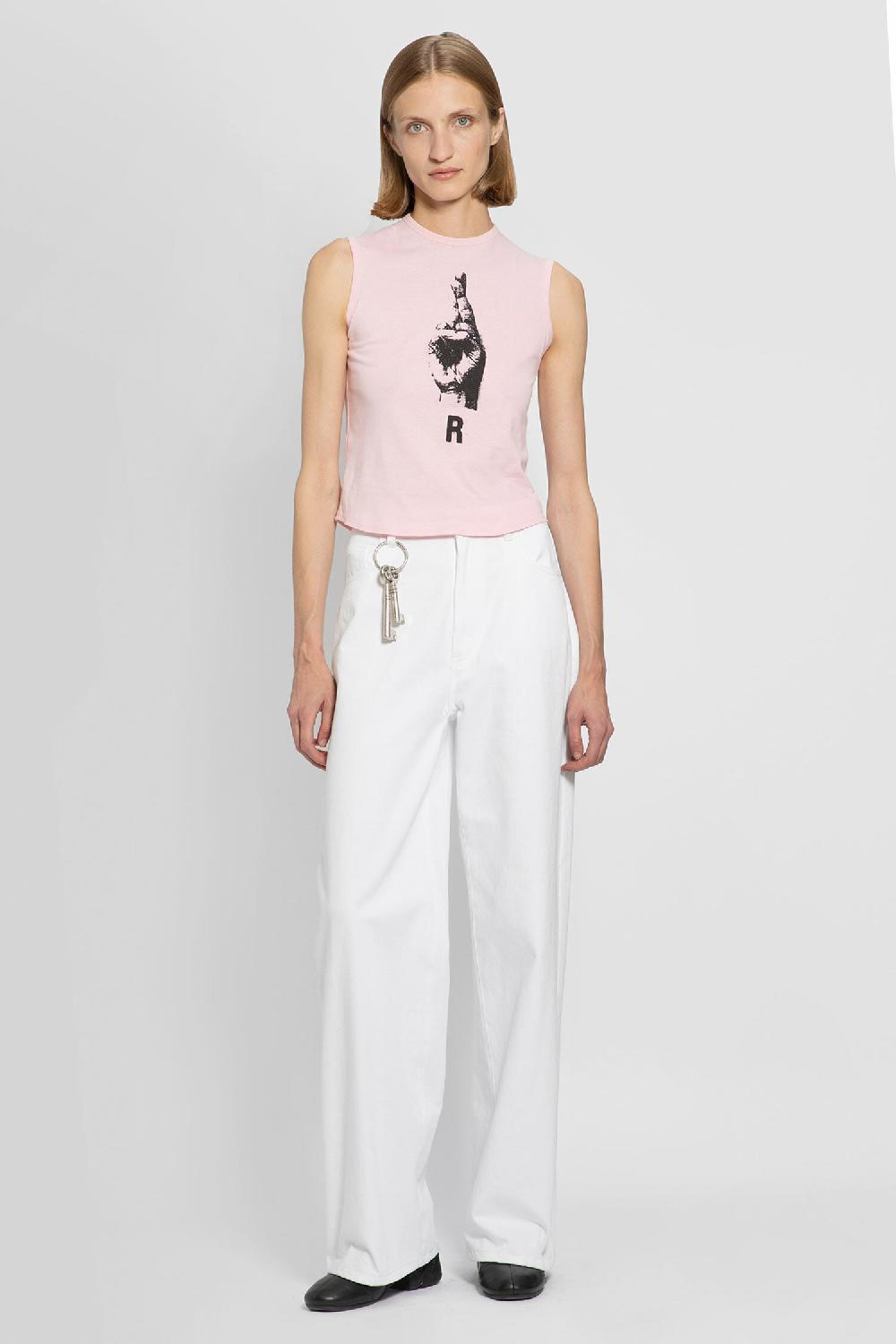 Antonioli RAF SIMONS WOMAN PINK T-SHIRTS & TANK TOPS