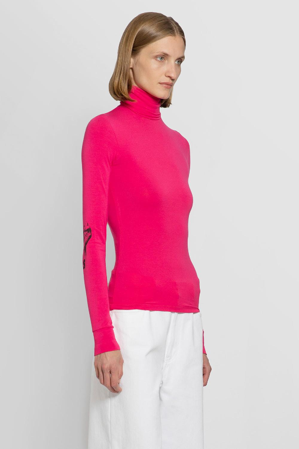 Antonioli RAF SIMONS WOMAN PINK T-SHIRTS & TANK TOPS