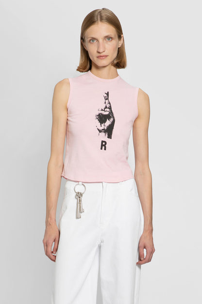 Antonioli RAF SIMONS WOMAN PINK T-SHIRTS & TANK TOPS