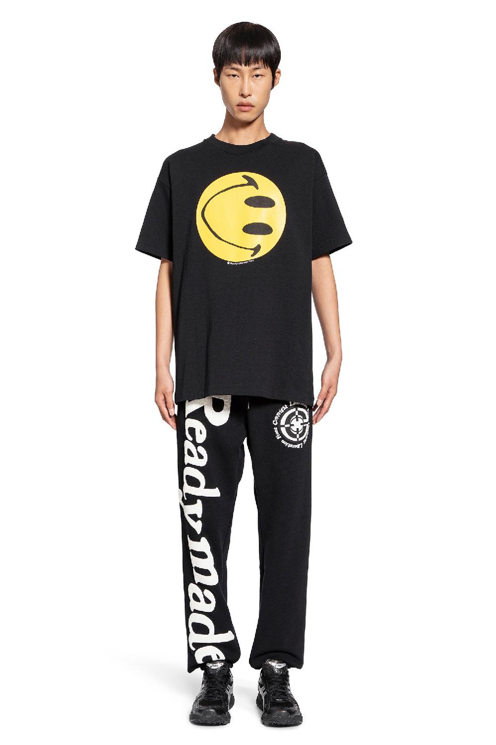 Antonioli READYMADE MAN BLACK T-SHIRTS & TANK TOPS