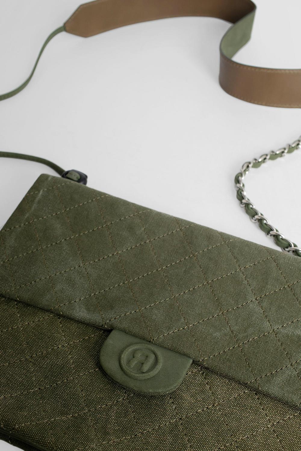 Antonioli READYMADE MAN GREEN CROSSBODY BAGS