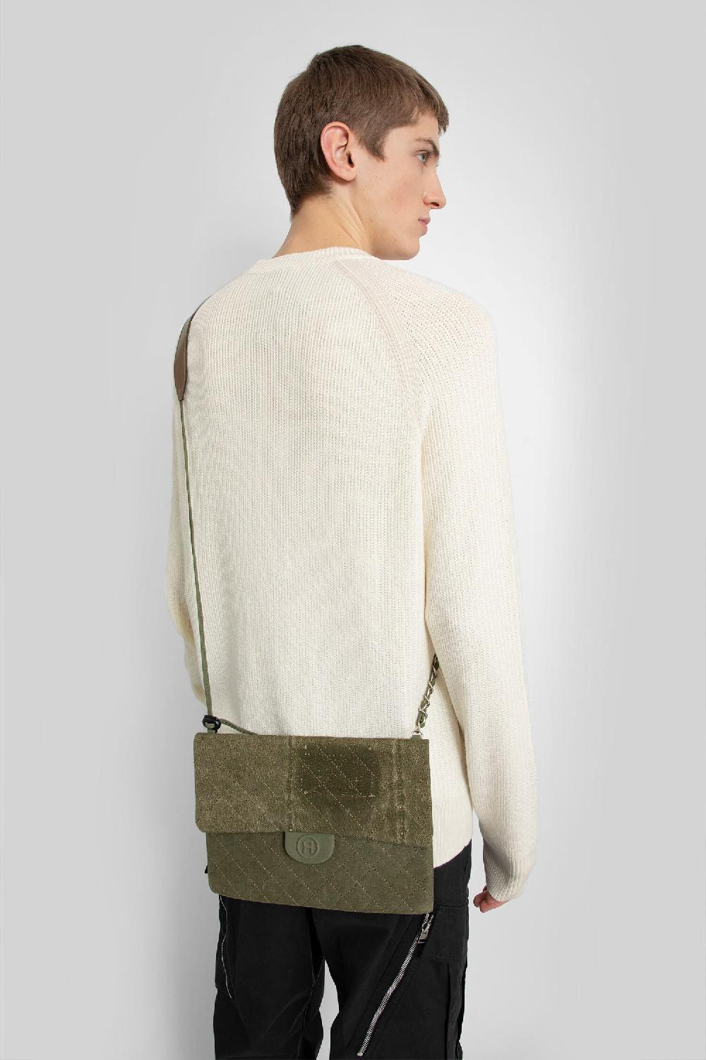 Antonioli READYMADE MAN GREEN CROSSBODY BAGS