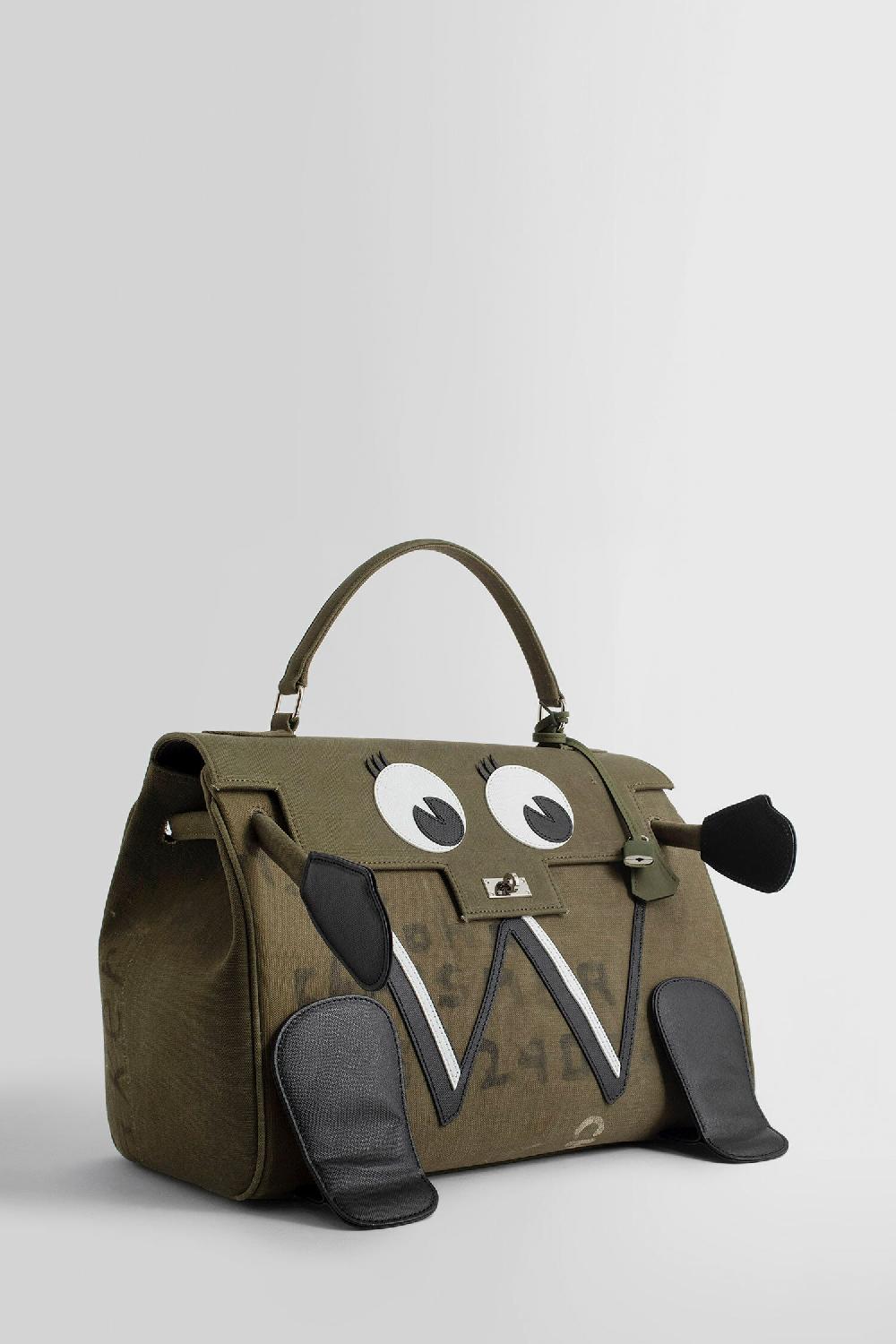 Antonioli READYMADE UNISEX GREEN TOP HANDLE BAGS