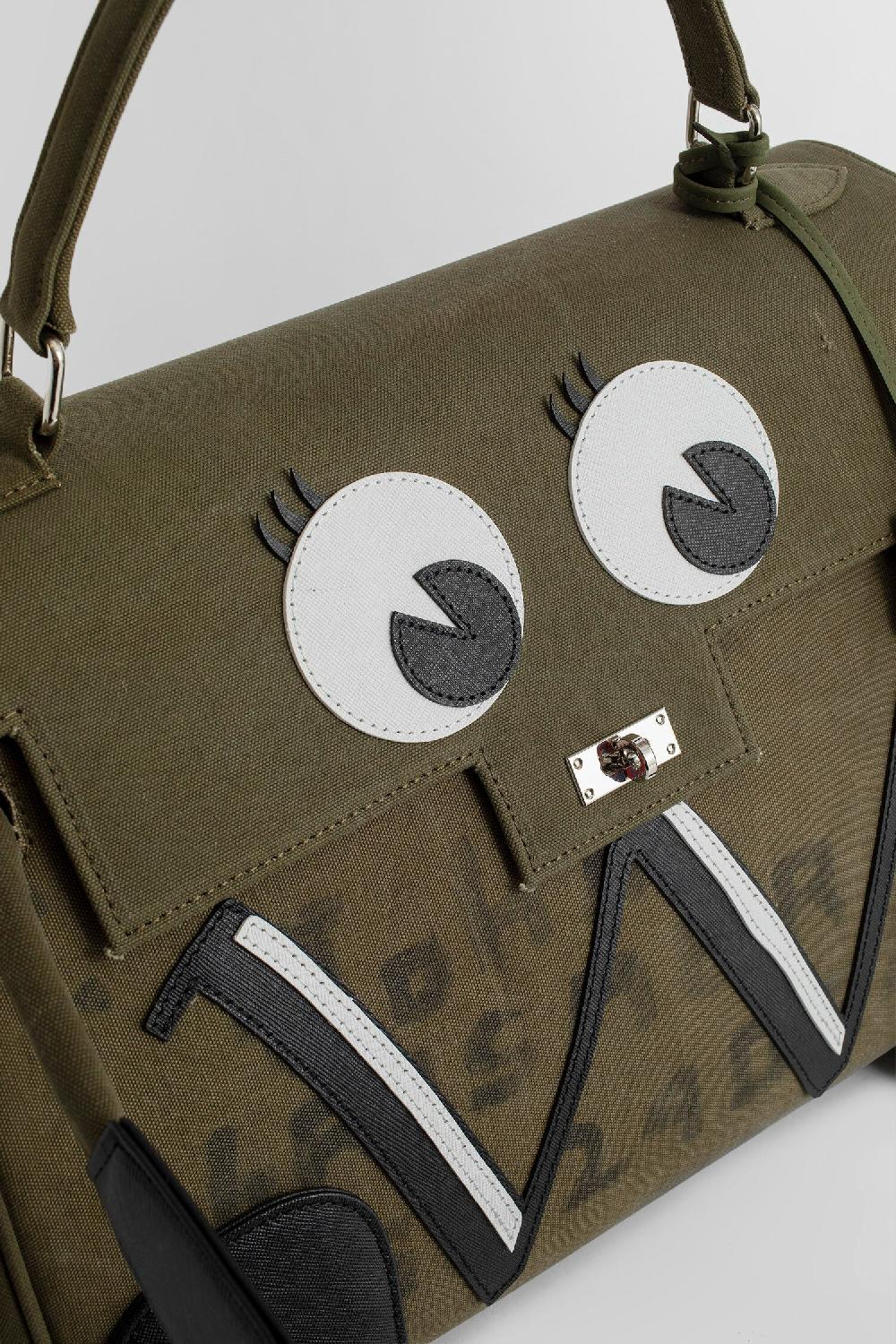 Antonioli READYMADE UNISEX GREEN TOP HANDLE BAGS
