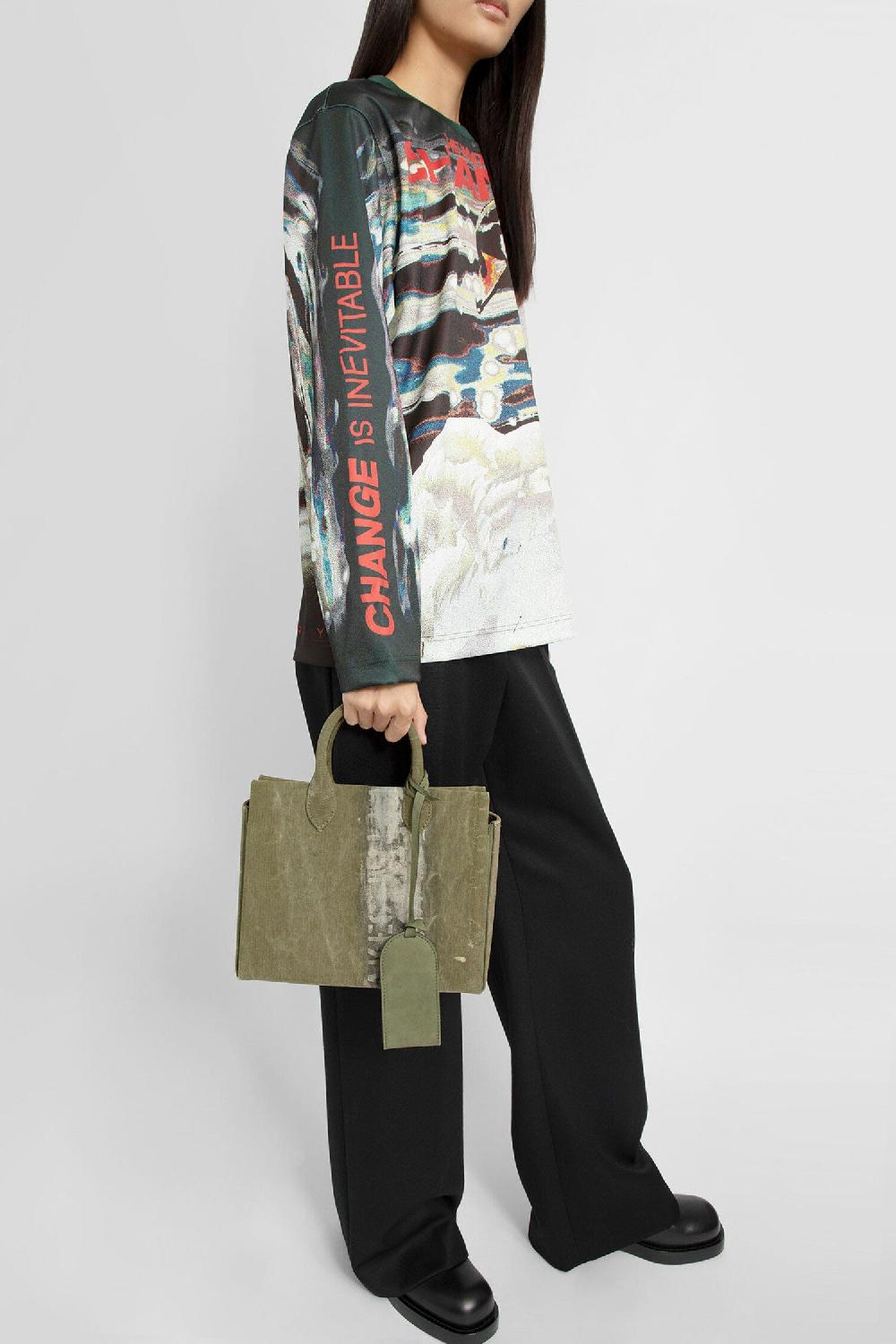 Antonioli READYMADE UNISEX GREEN TOTE BAGS