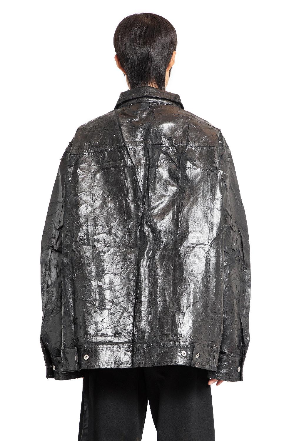 Antonioli RICK OWENS DRKSHDW MAN BLACK JACKETS