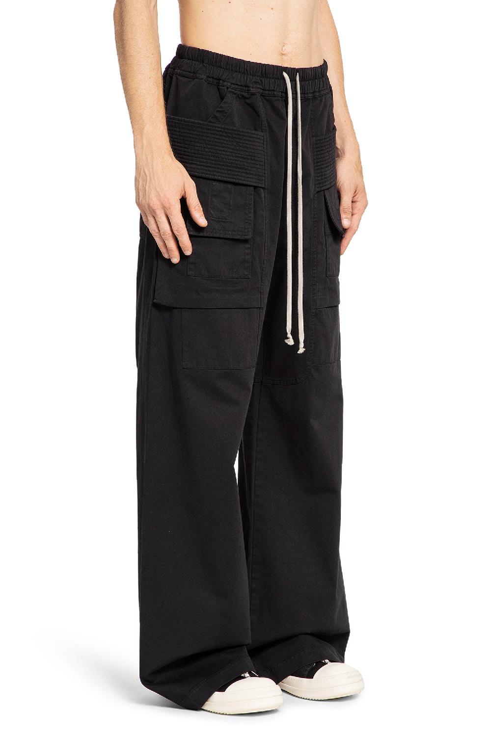 Antonioli RICK OWENS DRKSHDW MAN BLACK TROUSERS