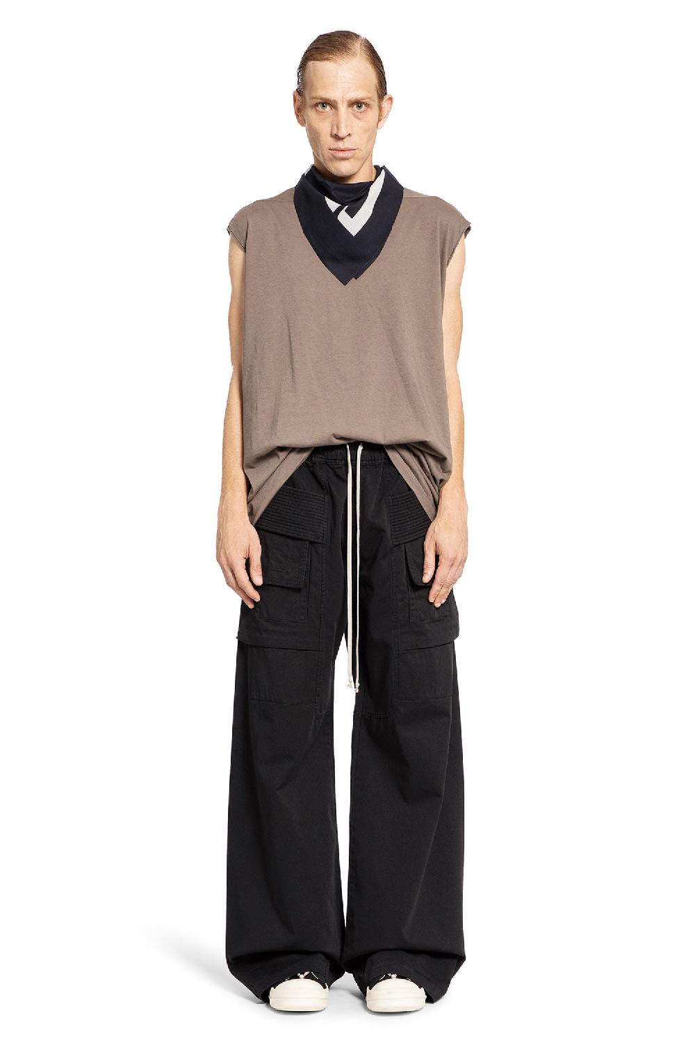 Antonioli RICK OWENS DRKSHDW MAN BLACK TROUSERS