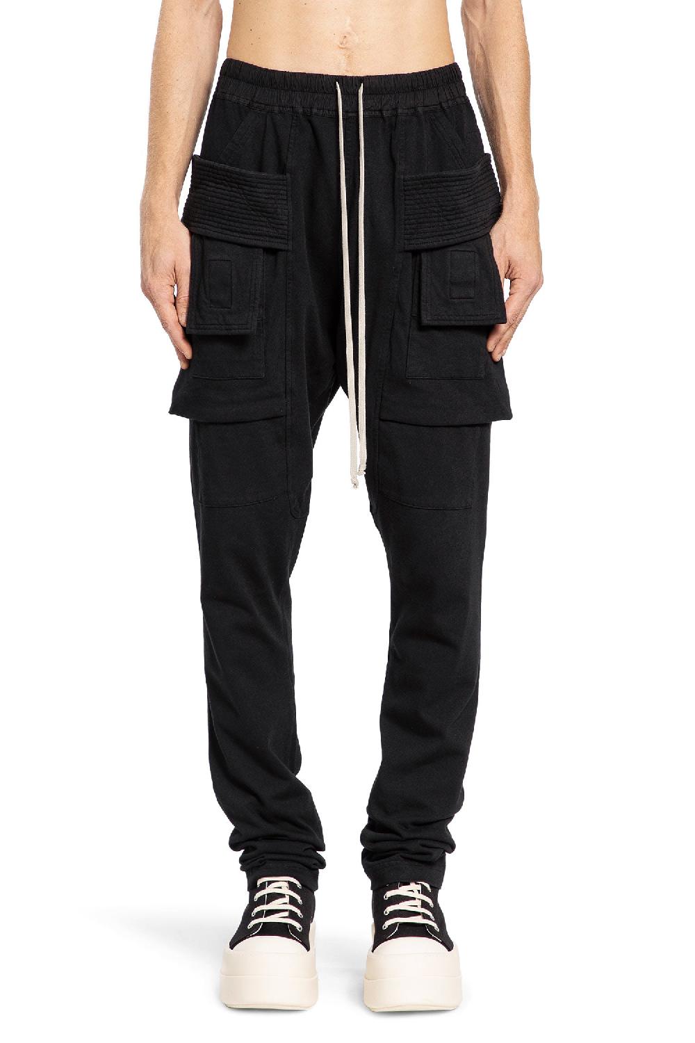 Antonioli RICK OWENS DRKSHDW MAN BLACK TROUSERS