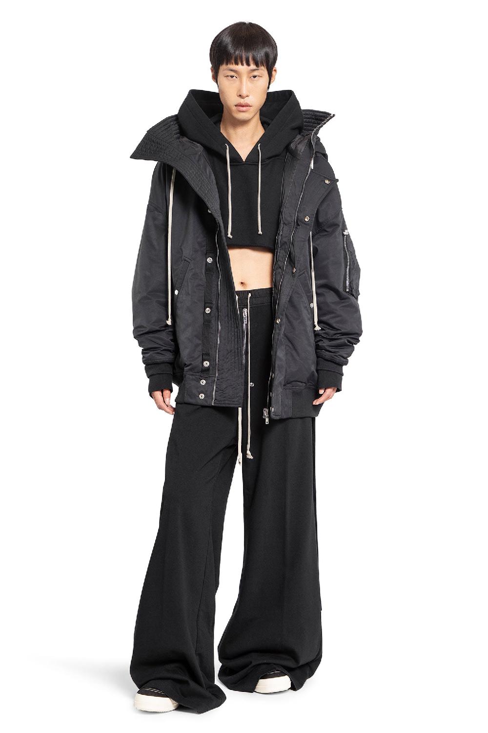 Antonioli RICK OWENS DRKSHDW MAN BLACK TROUSERS