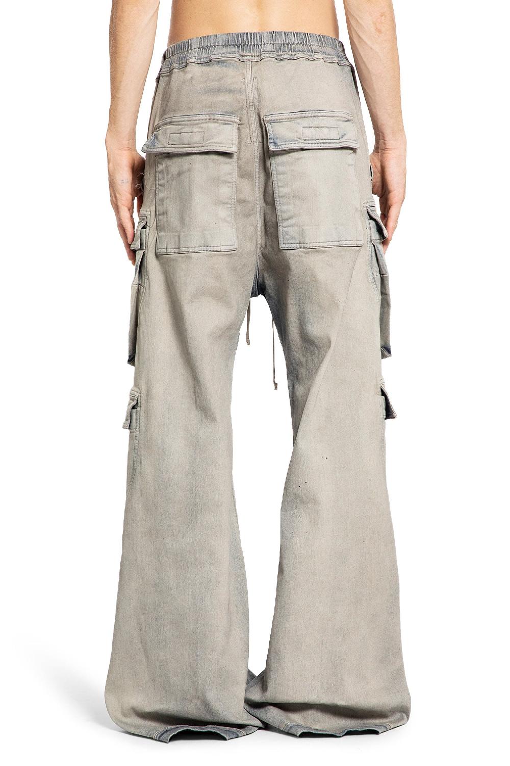 Antonioli RICK OWENS DRKSHDW MAN BLUE TROUSERS