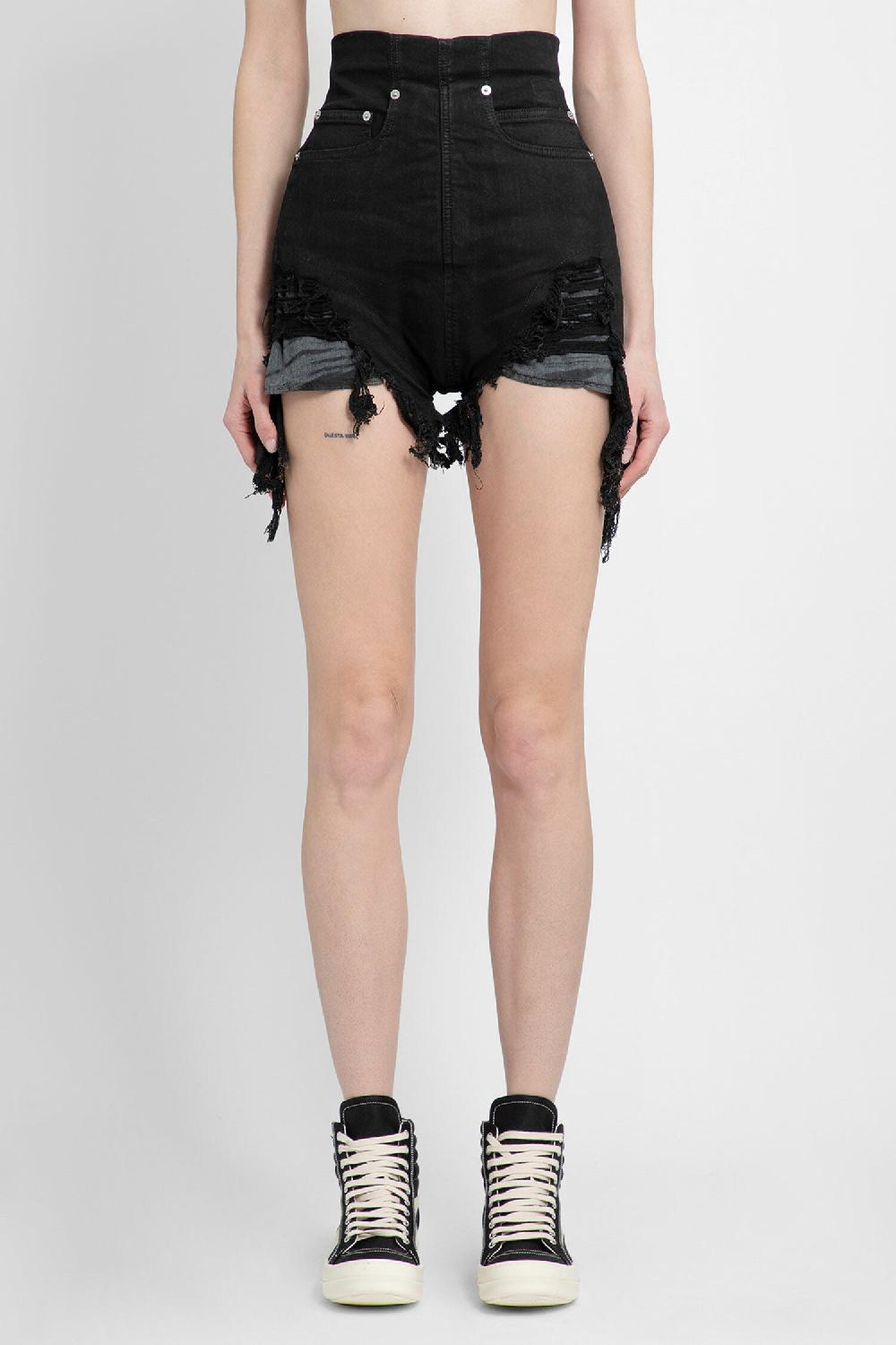 Antonioli RICK OWENS DRKSHDW WOMAN BLACK SHORTS