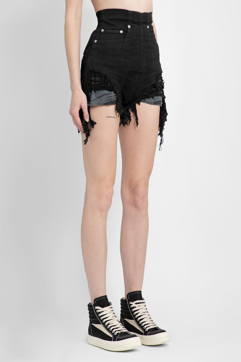 Antonioli RICK OWENS DRKSHDW WOMAN BLACK SHORTS