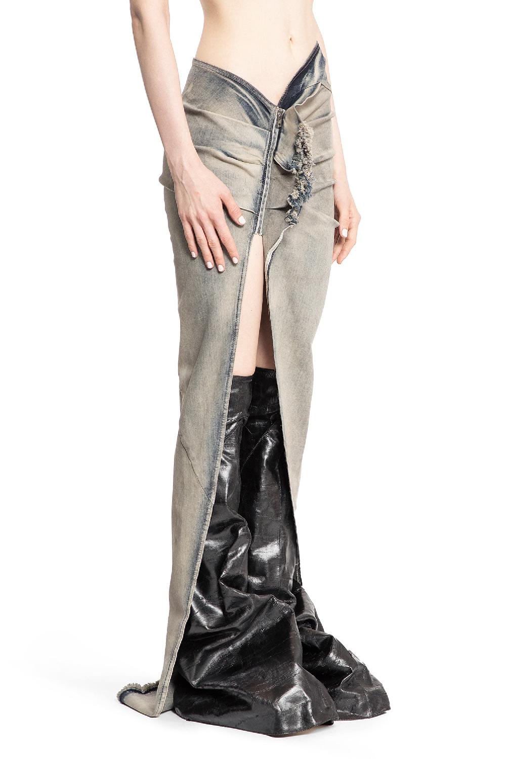 Antonioli RICK OWENS DRKSHDW WOMAN BLUE SKIRTS