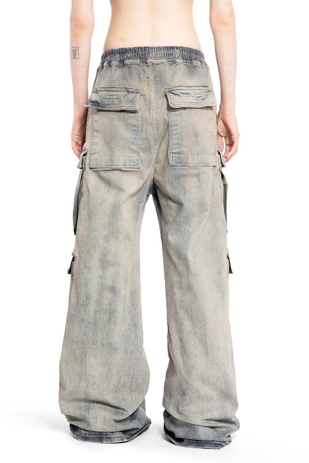 Antonioli RICK OWENS DRKSHDW WOMAN BLUE TROUSERS