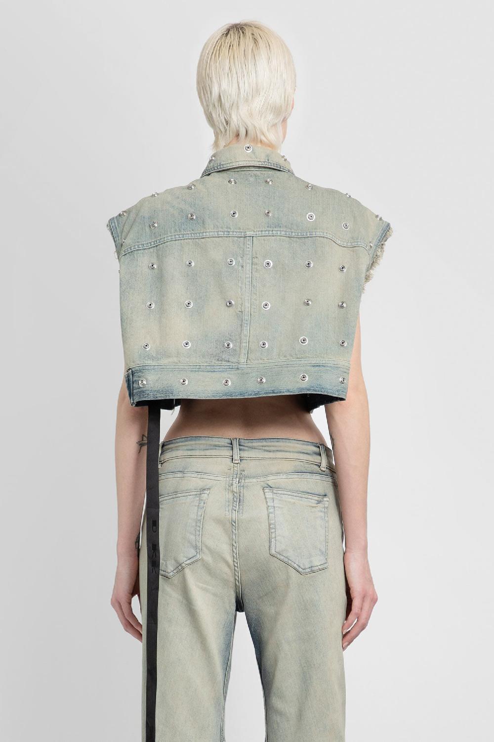 Antonioli RICK OWENS DRKSHDW WOMAN BLUE VESTS