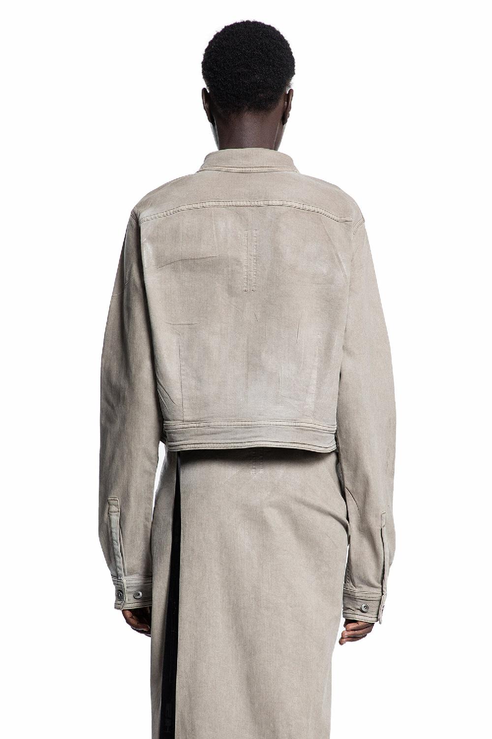 Antonioli RICK OWENS DRKSHDW WOMAN GREY JACKETS