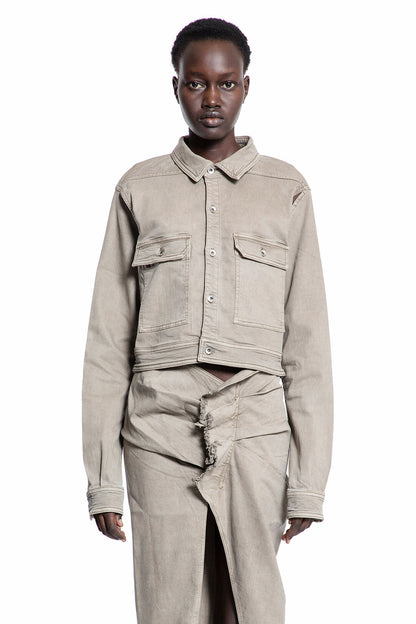 Antonioli RICK OWENS DRKSHDW WOMAN GREY JACKETS