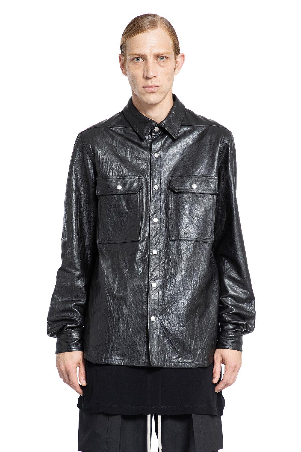 Antonioli RICK OWENS MAN BLACK JACKETS