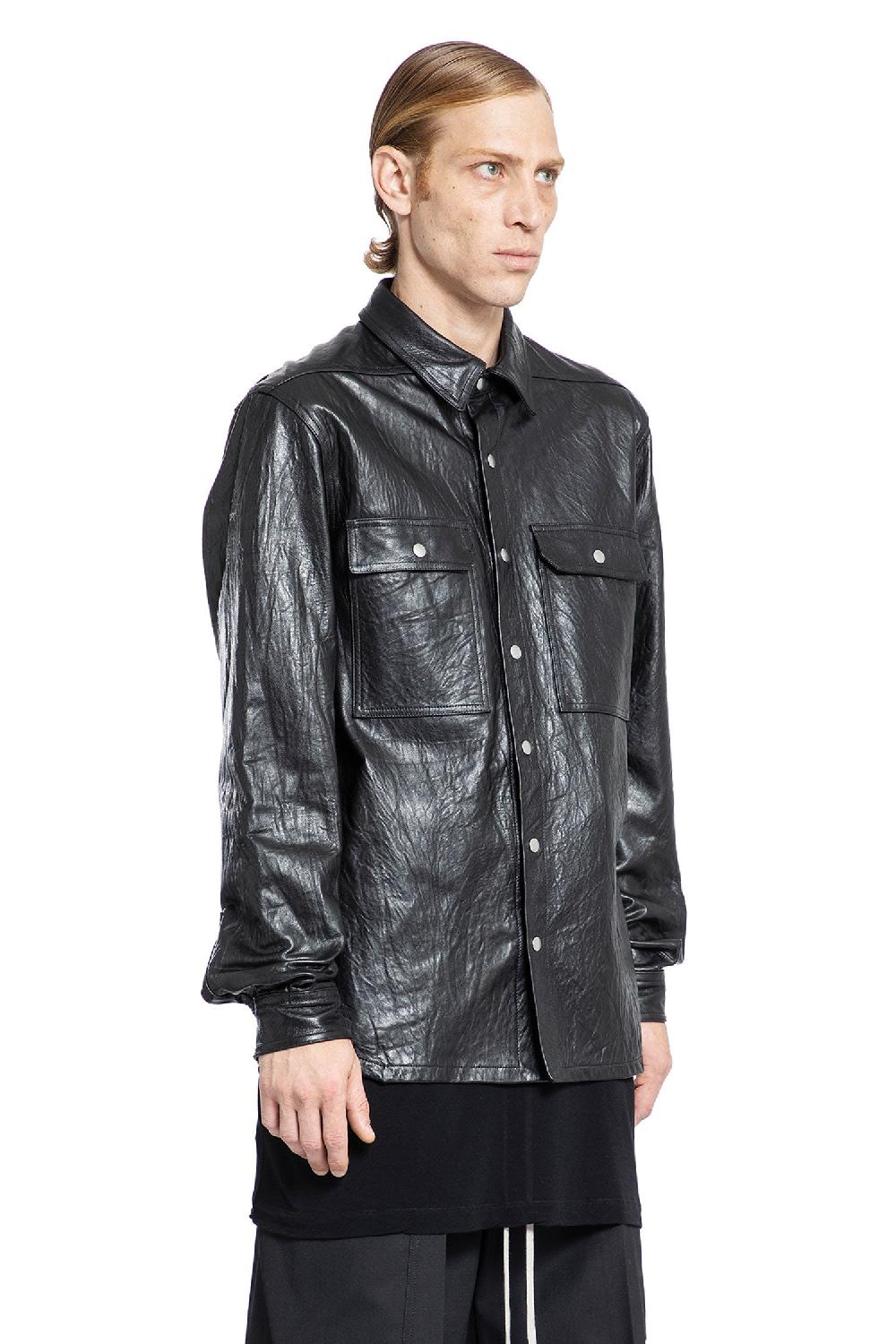 Antonioli RICK OWENS MAN BLACK JACKETS