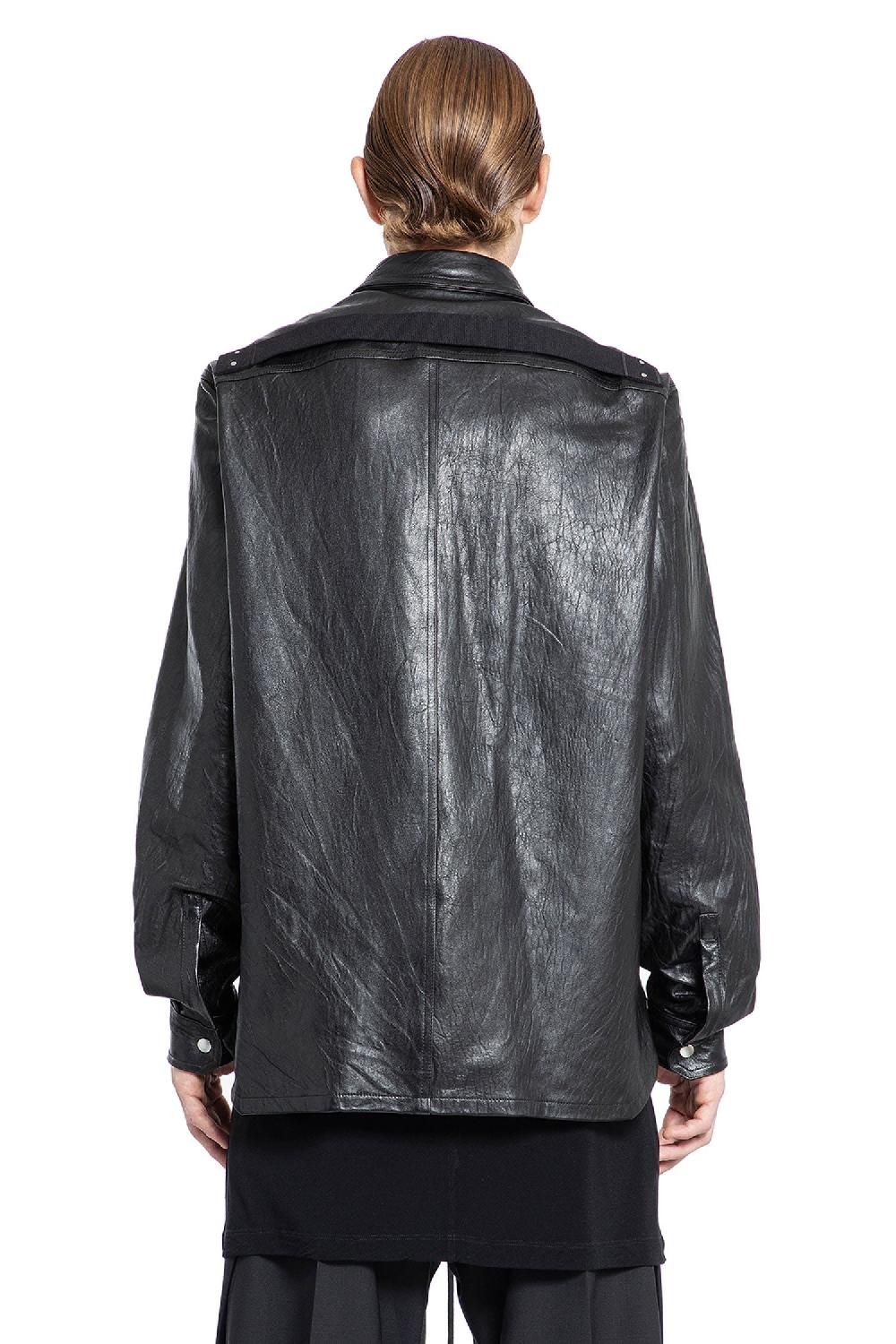 Antonioli RICK OWENS MAN BLACK JACKETS