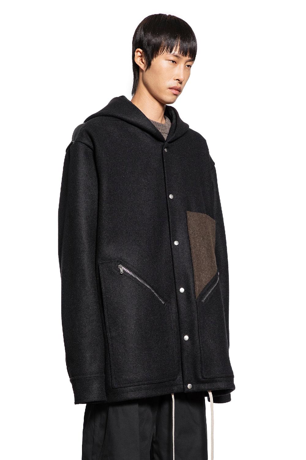 Antonioli RICK OWENS MAN BLACK JACKETS