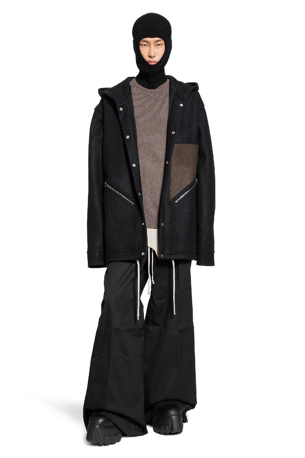 Antonioli RICK OWENS MAN BLACK JACKETS