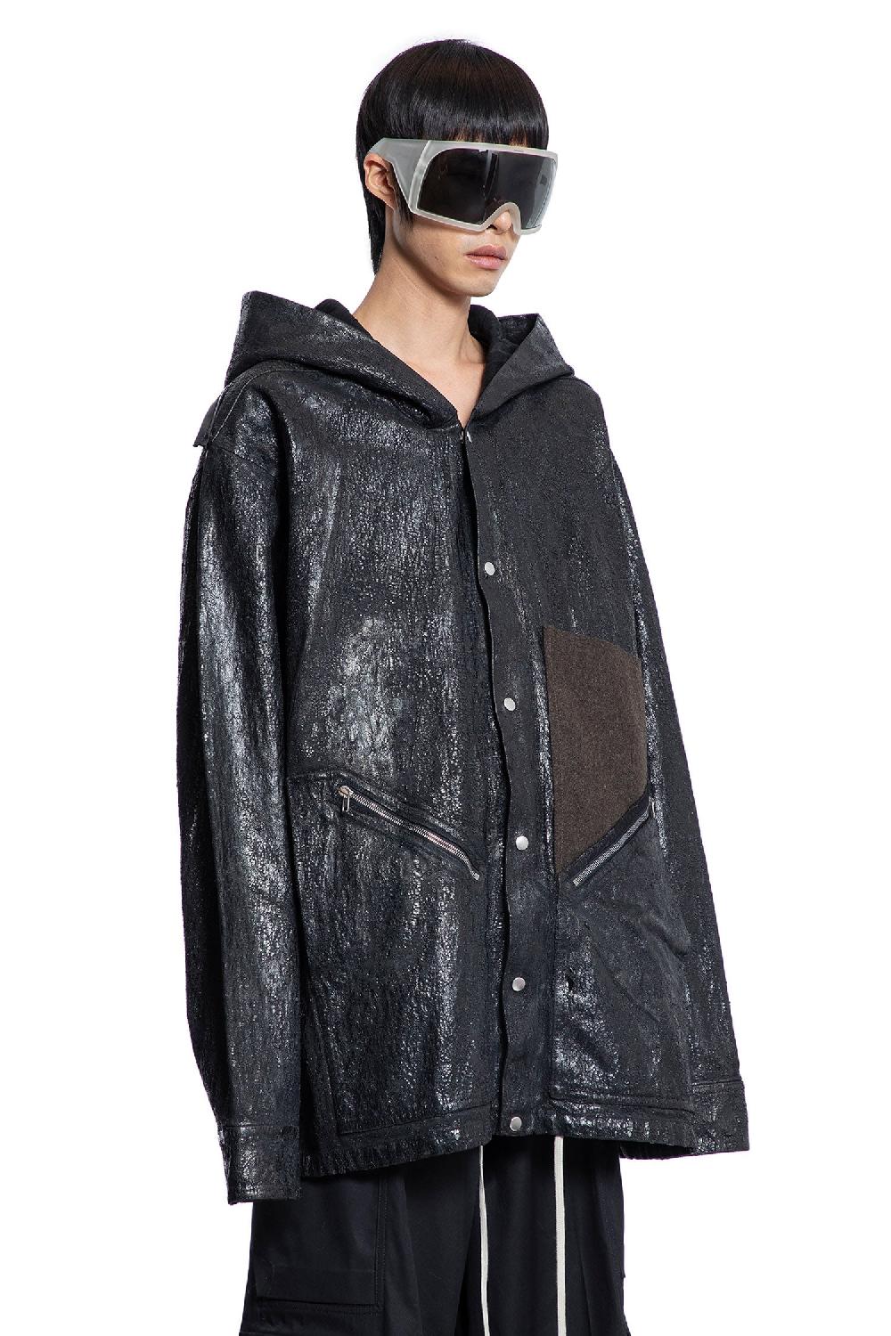 Antonioli RICK OWENS MAN BLACK JACKETS