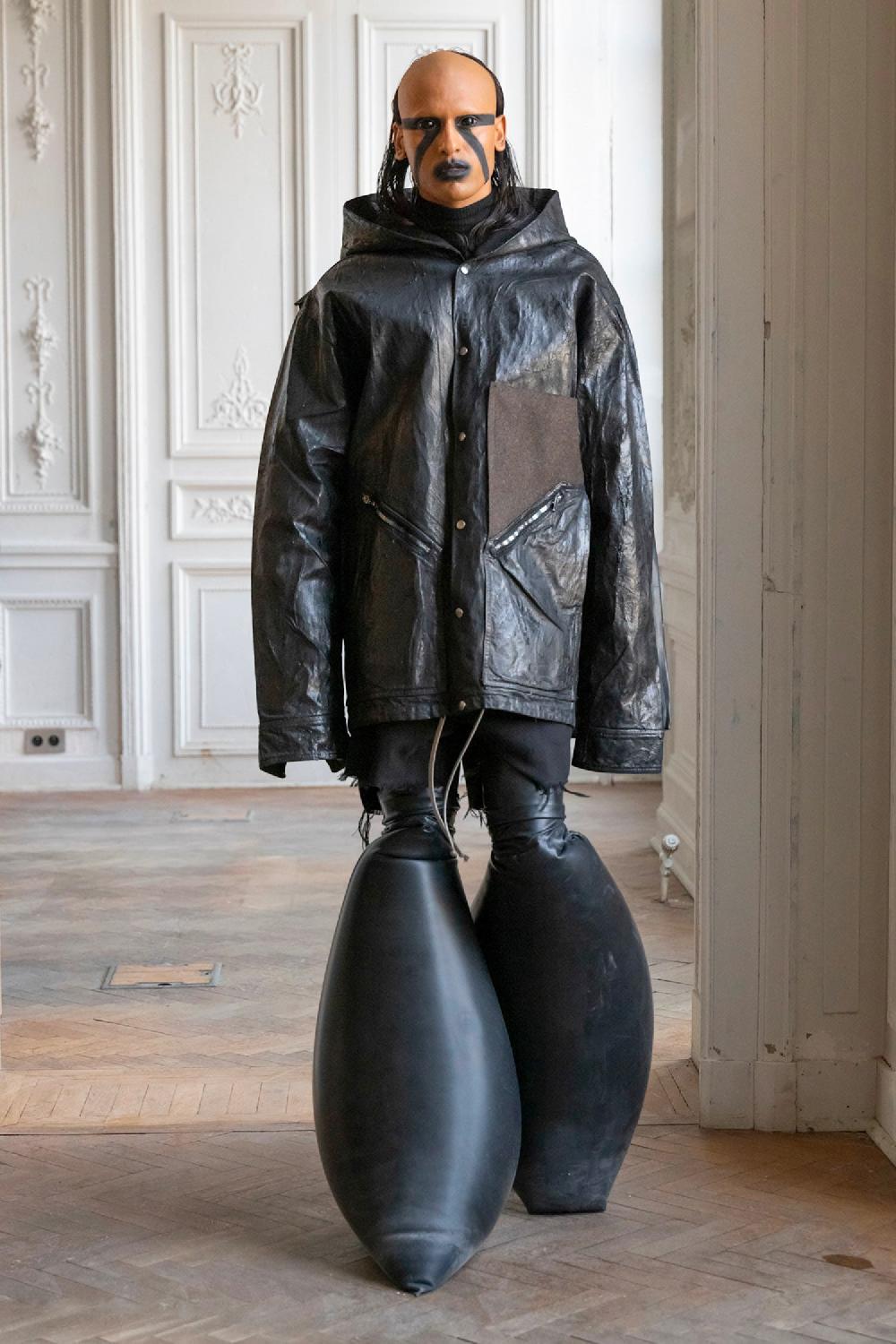 Antonioli RICK OWENS MAN BLACK JACKETS