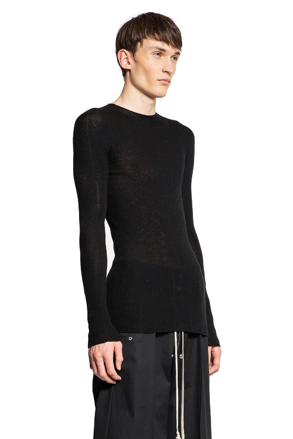 Antonioli RICK OWENS MAN BLACK KNITWEAR