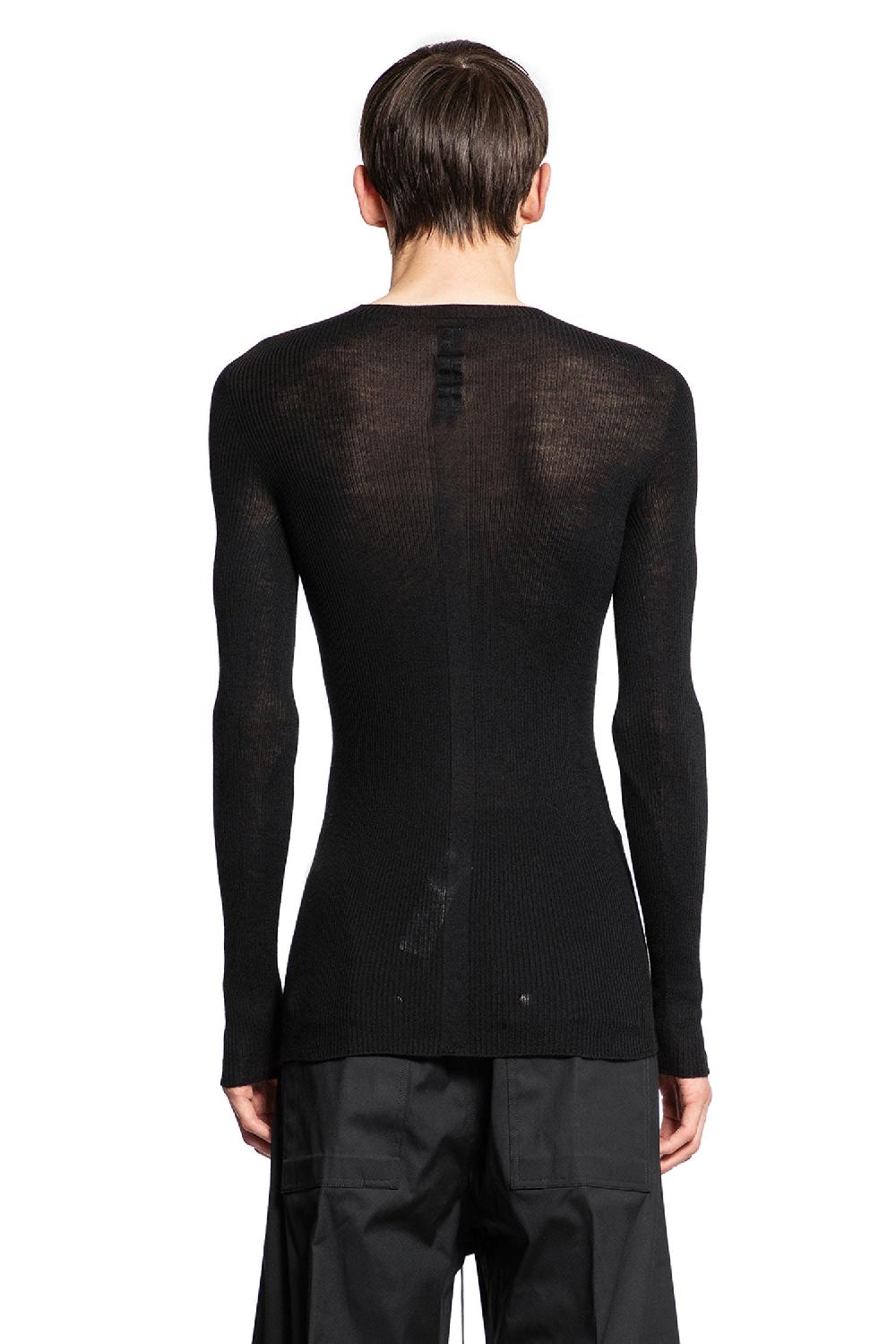 Antonioli RICK OWENS MAN BLACK KNITWEAR