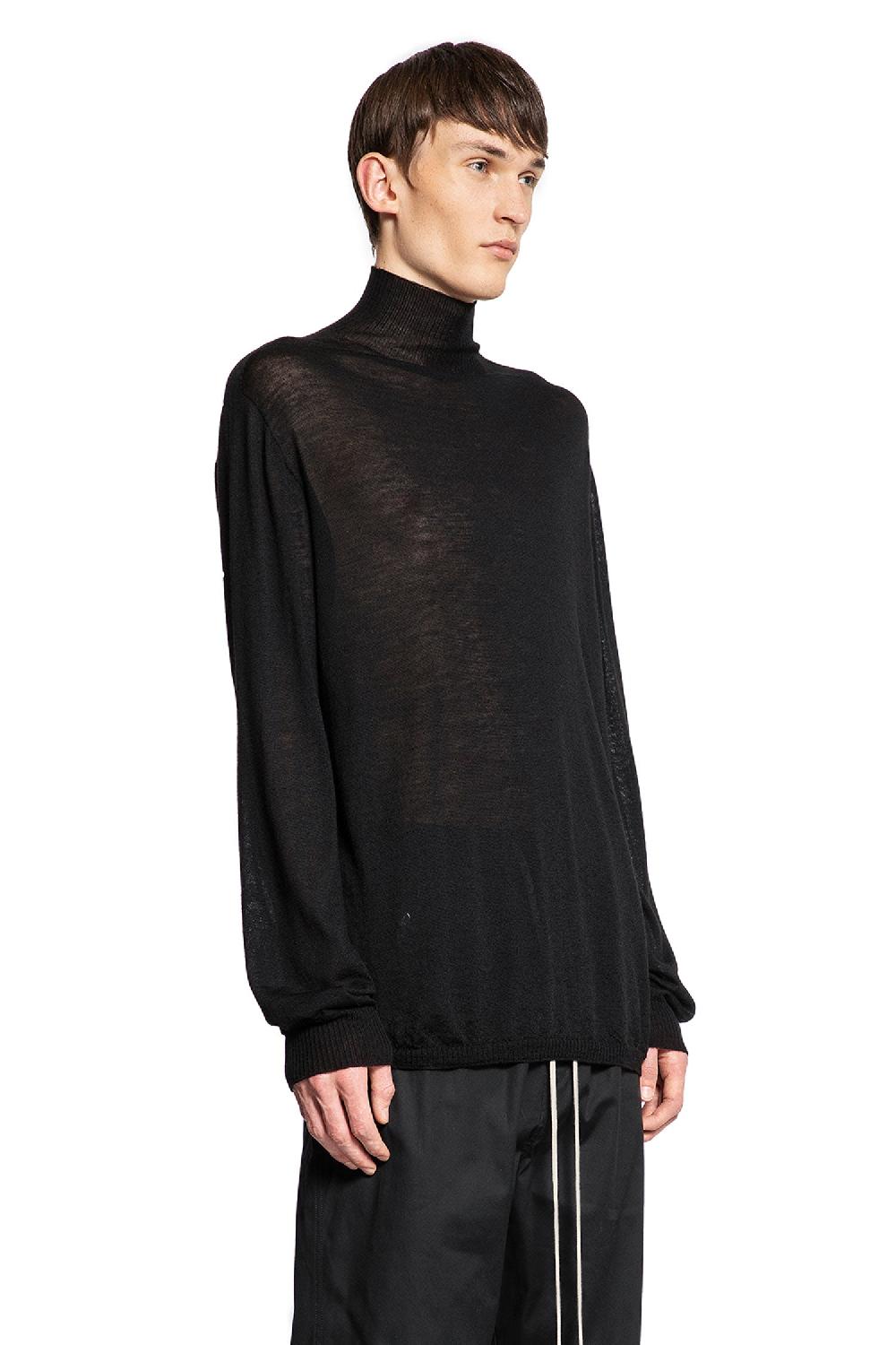 Antonioli RICK OWENS MAN BLACK KNITWEAR