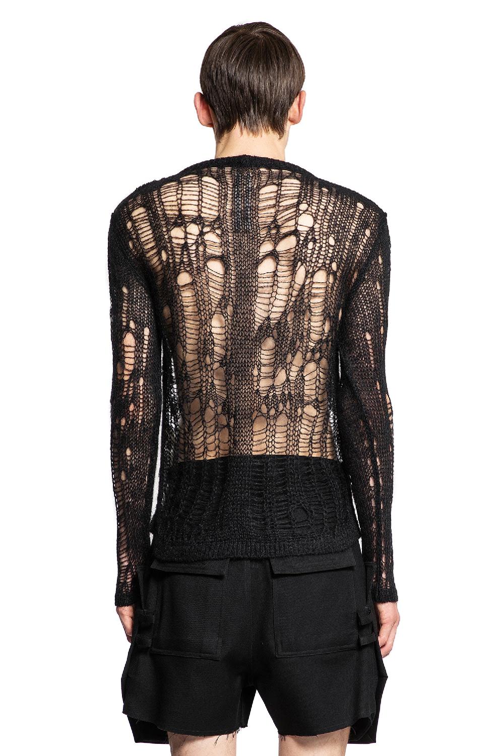 Antonioli RICK OWENS MAN BLACK KNITWEAR