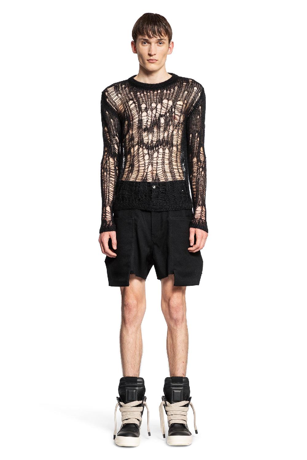 Antonioli RICK OWENS MAN BLACK KNITWEAR