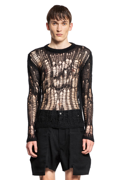 Antonioli RICK OWENS MAN BLACK KNITWEAR