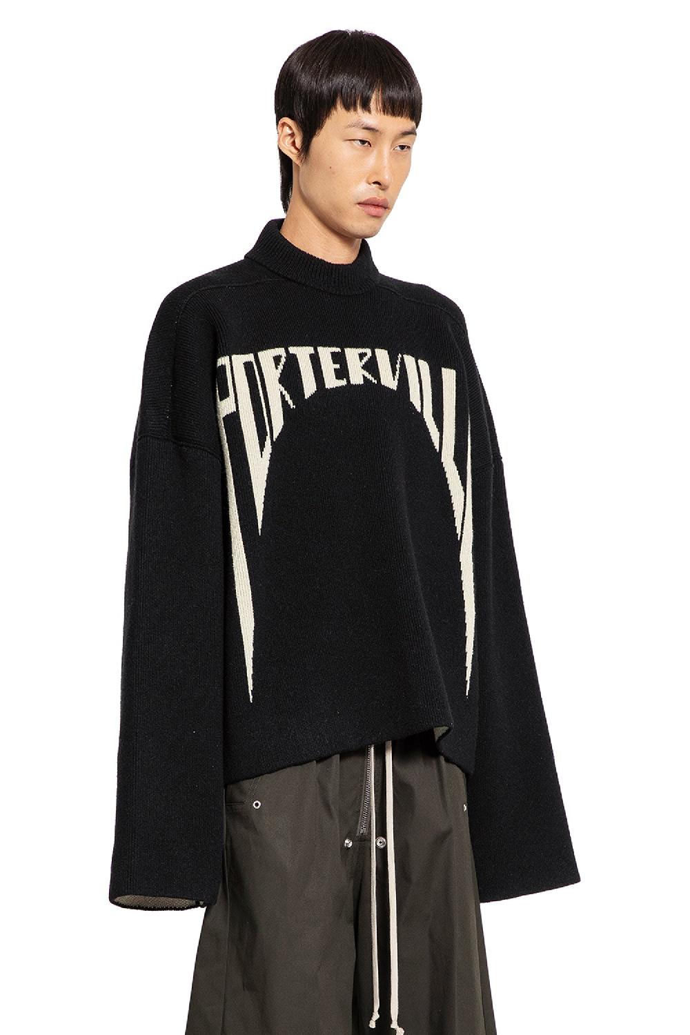 Antonioli RICK OWENS MAN BLACK KNITWEAR