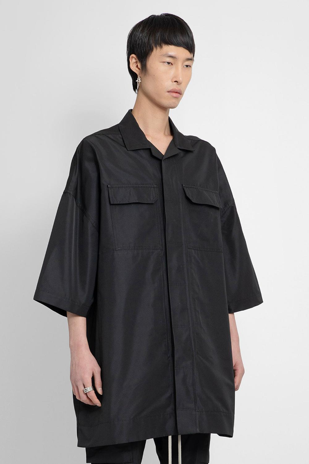 Antonioli RICK OWENS MAN BLACK SHIRTS