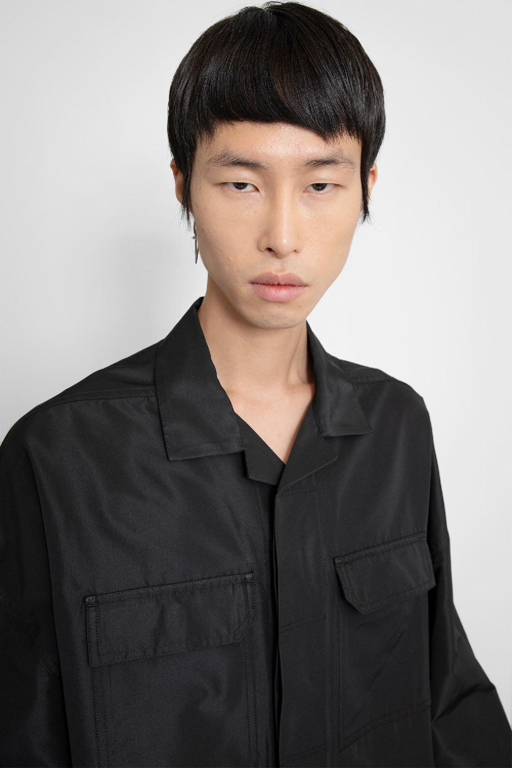Antonioli RICK OWENS MAN BLACK SHIRTS