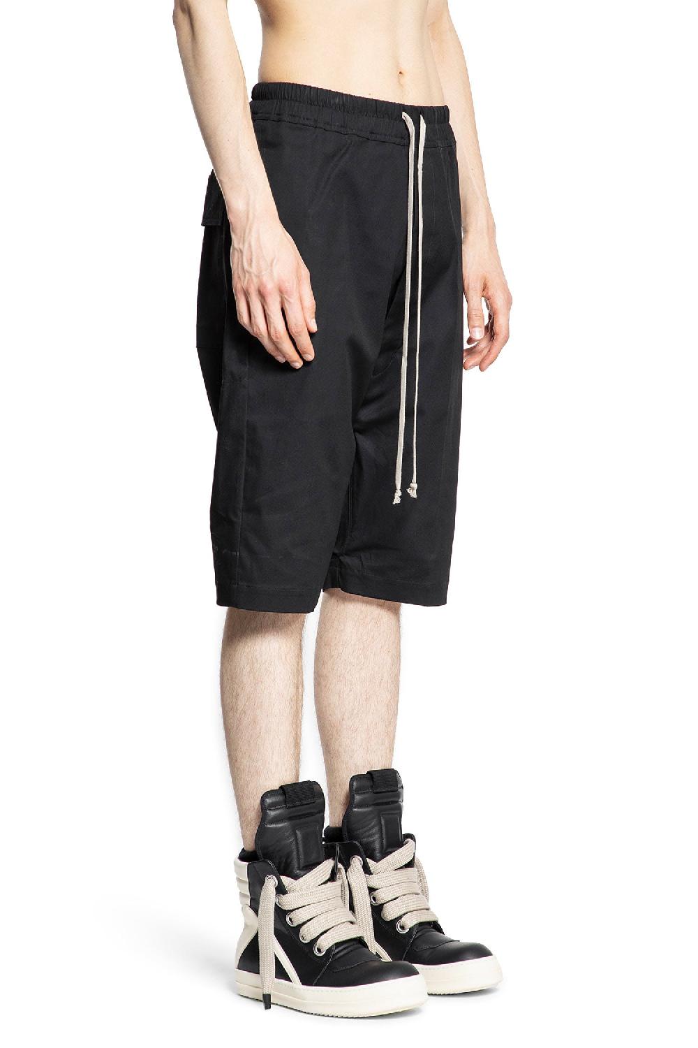 Antonioli RICK OWENS MAN BLACK SHORTS & SKIRTS