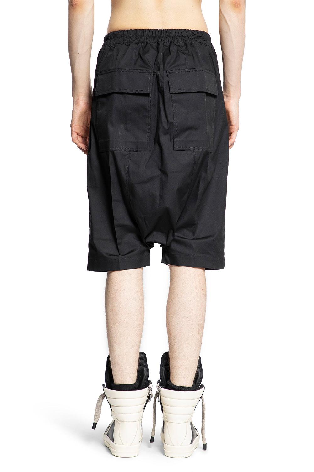 Antonioli RICK OWENS MAN BLACK SHORTS & SKIRTS